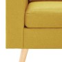 3 seater yellow fabric sofa by , Sofas - Ref: Foro24-288719, Price: 317,99 €, Discount: %