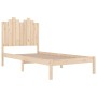 Estructura de cama madera maciza de pino 75x190 cm de , Camas y somieres - Ref: Foro24-3103738, Precio: 94,67 €, Descuento: %