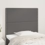 Headboards 2 units of gray synthetic leather 100x5x78/88 cm by , Headboards and footboards - Ref: Foro24-3116280, Price: 59,4...