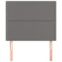 Headboards 2 units of gray synthetic leather 100x5x78/88 cm by , Headboards and footboards - Ref: Foro24-3116280, Price: 59,4...