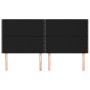 Headboards 4 units of black fabric 80x5x78/88 cm by , Headboards and footboards - Ref: Foro24-3116200, Price: 98,57 €, Discou...