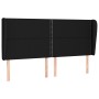 Headboard with black fabric ears 163x23x118/128 cm by , Headboards and footboards - Ref: Foro24-3117824, Price: 113,67 €, Dis...