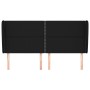 Headboard with black fabric ears 163x23x118/128 cm by , Headboards and footboards - Ref: Foro24-3117824, Price: 113,67 €, Dis...