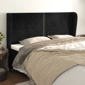 Headboard with light gray velvet ears 163x23x118/128 cm by , Headboards and footboards - Ref: Foro24-3117872, Price: 131,99 €...