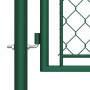 Green steel garden gate 75x395 cm by vidaXL, garden gates - Ref: Foro24-144444, Price: 307,42 €, Discount: %