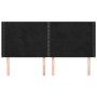 Headboard with black velvet ears 163x16x118/128 cm by , Headboards and footboards - Ref: Foro24-3119496, Price: 143,39 €, Dis...