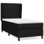 Cama box spring con colchón tela negro 80x200 cm de , Camas y somieres - Ref: Foro24-3127839, Precio: 302,49 €, Descuento: %