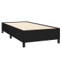 Cama box spring con colchón tela negro 80x200 cm de , Camas y somieres - Ref: Foro24-3127839, Precio: 302,49 €, Descuento: %