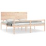 Seniorenbett mit Massivholz-Kopfteil 200x200cm von , Betten und Lattenroste - Ref: Foro24-3195501, Preis: 194,16 €, Rabatt: %