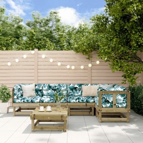 Garden furniture set 6 pieces impregnated pine wood by , Garden sets - Ref: Foro24-3186451, Price: 313,99 €, Discount: %