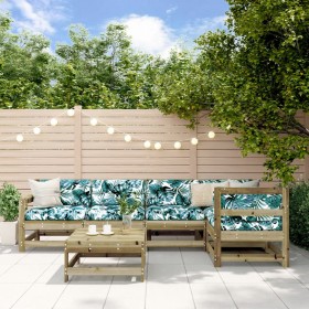 Garden furniture set 6 pieces impregnated pine wood by , Garden sets - Ref: Foro24-3186472, Price: 324,99 €, Discount: %