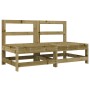 Garden furniture set 6 pieces impregnated pine wood by , Garden sets - Ref: Foro24-3186472, Price: 316,67 €, Discount: %