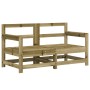 Garden furniture set 6 pieces impregnated pine wood by , Garden sets - Ref: Foro24-3186472, Price: 316,67 €, Discount: %