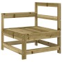 Garden furniture set 6 pieces impregnated pine wood by , Garden sets - Ref: Foro24-3186472, Price: 316,67 €, Discount: %