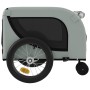 Remolque de bicicleta mascotas hierro tela Oxford gris negro de , Cochecitos para mascotas - Ref: Foro24-94021, Precio: 105,8...