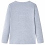 Langärmliges graues Melange-T-Shirt für Kinder 104 von , Kinder-T-Shirts - Ref: Foro24-13260, Preis: 9,81 €, Rabatt: %