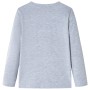 Children's long-sleeved gray melange t-shirt 128 by , Kids T-shirts - Ref: Foro24-13262, Price: 8,99 €, Discount: %