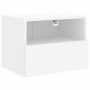 Weißer TV-Wandschrank aus Holzwerkstoff, 40 x 30 x 30 cm von , TV-Möbel - Ref: Foro24-836840, Preis: 30,99 €, Rabatt: %