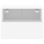 Weißer TV-Wandschrank aus Holzwerkstoff, 40 x 30 x 30 cm von , TV-Möbel - Ref: Foro24-836840, Preis: 30,99 €, Rabatt: %