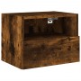 TV wall furniture 2 pcs smoked oak wood 40x30x30 cm by , TV Furniture - Ref: Foro24-836849, Price: 49,62 €, Discount: %