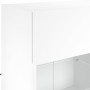 Wall-mounted TV cabinet with LED lights white 78.5x30x60.5 cm by , TV Furniture - Ref: Foro24-837099, Price: 68,68 €, Discoun...