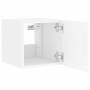 Wandmontierter TV-Schrank mit LED-Leuchten weiß 30,5x35x30 cm von , TV-Möbel - Ref: Foro24-837218, Preis: 35,95 €, Rabatt: %