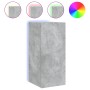 Muebles TV de pared luces LED 2 uds gris hormigón 30,5x35x70 cm de , Muebles TV - Ref: Foro24-837239, Precio: 105,40 €, Descu...