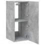 TV wall furniture LED lights 2 pcs concrete gray 30.5x35x70 cm by , TV Furniture - Ref: Foro24-837239, Price: 105,51 €, Disco...