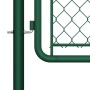 Green steel garden gate 125x395 cm by vidaXL, garden gates - Ref: Foro24-144446, Price: 455,99 €, Discount: %