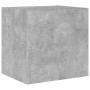 TV wall furniture LED lights 2 pcs concrete gray 40.5x35x40 cm by , TV Furniture - Ref: Foro24-837253, Price: 70,14 €, Discou...