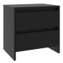 Nightstands 2 pcs engineered wood black 45x34.5x44.5 cm by vidaXL, Nightstands - Ref: Foro24-809848, Price: 79,42 €, Discount: %