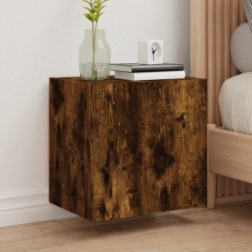 TV wall furniture 2 units smoked oak wood 40.5x30x40 cm by , TV Furniture - Ref: Foro24-836905, Price: 57,57 €, Discount: %