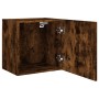 TV wall furniture 2 units smoked oak wood 40.5x30x40 cm by , TV Furniture - Ref: Foro24-836905, Price: 57,57 €, Discount: %