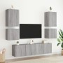 Muebles de TV de pared 2 uds madera gris Sonoma 40,5x30x40 cm de , Muebles TV - Ref: Foro24-836907, Precio: 58,99 €, Descuent...