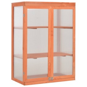 Invernadero de madera 75x47x109 cm de vidaXL, Invernaderos - Ref: Foro24-170646, Precio: 89,36 €, Descuento: %