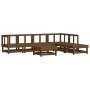 Gartenmöbel-Set 7-tlg. massives Zirbenholz honigbraun von , Gartensets - Ref: Foro24-3186406, Preis: 390,31 €, Rabatt: %