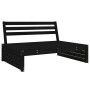 6-piece solid black pine garden furniture set by , Garden sets - Ref: Foro24-3186645, Price: 664,96 €, Discount: %