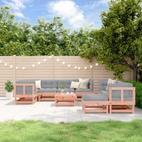 10-piece solid fir wood garden furniture set by , Garden sets - Ref: Foro24-3186569, Price: 500,99 €, Discount: %