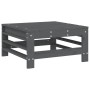 Hoher Gartentisch und Hocker 6 Stk. massives Kiefernholz grau von , Gartensets - Ref: Foro24-3186328, Preis: 375,75 €, Rabatt: %