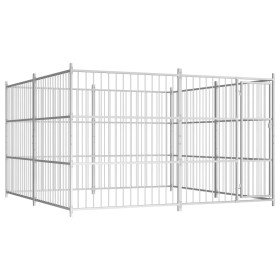 Outdoor dog kennel 300x300x185 cm by vidaXL, Dog kennels and fences - Ref: Foro24-144624, Price: 772,99 €, Discount: %