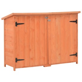 Caseta de almacenamiento de jardín de madera 120x50x91 cm de vidaXL, Cobertizos - Ref: Foro24-170650, Precio: 229,99 €, Descu...