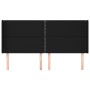 Headboard with black fabric ears 163x16x118/128 cm by , Headboards and footboards - Ref: Foro24-3119448, Price: 114,28 €, Dis...