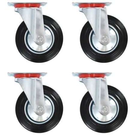 Swivel wheels 4 units 160 mm by vidaXL, Material handling - Ref: Foro24-143451, Price: 49,97 €, Discount: %