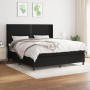 Box spring bed with black fabric mattress 160x200 cm by , Beds and slatted bases - Ref: Foro24-3131363, Price: 562,47 €, Disc...