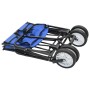 Blue steel folding hand cart by vidaXL, Cargo forklifts - Ref: Foro24-143779, Price: 92,65 €, Discount: %