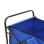 Blue steel folding hand cart by vidaXL, Cargo forklifts - Ref: Foro24-143779, Price: 92,65 €, Discount: %