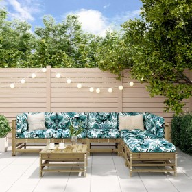 7-piece garden furniture set made of impregnated pine wood by , Garden sets - Ref: Foro24-3186444, Price: 395,99 €, Discount: %