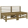 7-piece garden furniture set made of impregnated pine wood by , Garden sets - Ref: Foro24-3186444, Price: 397,33 €, Discount: %