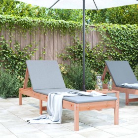 Solid Douglas wood sun lounger 199.5x60x74 cm by , Loungers - Ref: Foro24-825075, Price: 74,44 €, Discount: %