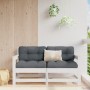 Corner garden sofas 2 units solid white pine wood by , Modular outdoor sofas - Ref: Foro24-825507, Price: 132,40 €, Discount: %